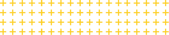 Mission médiation - élément charte graphique - ensemble de croix jaunes formant un rectangle